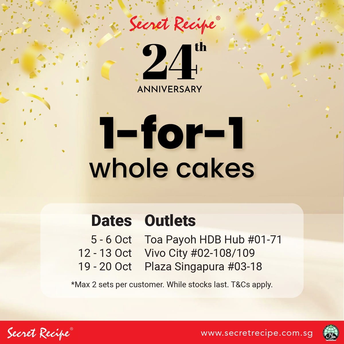 for secret recipe promotion ()