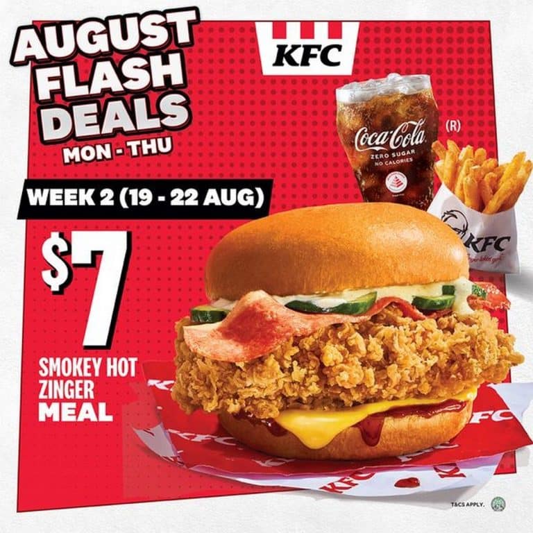 KFC Singapore August Flash Deals x KFC Singapore August Flash Deals x