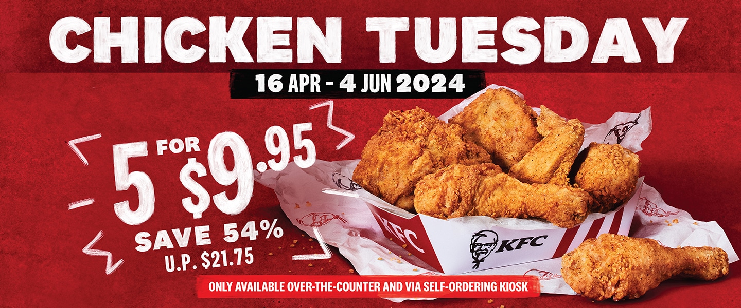 KFC Chicken Tuesday Apr – Jun What's New Billboard D KFC Chicken Tuesday Apr – Jun What's New Billboard D