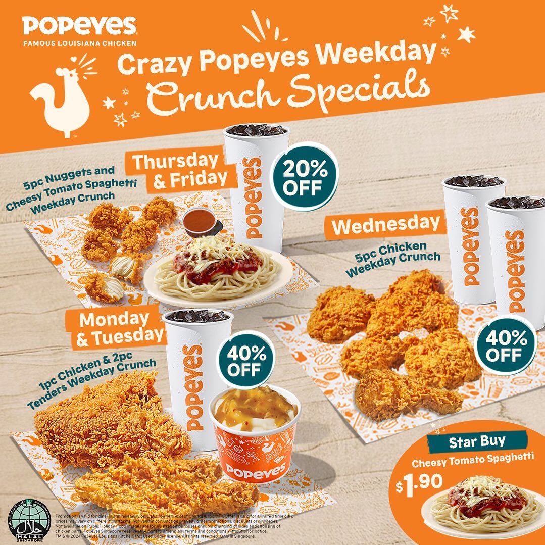 Popeyes Crazy Popeye Crunch Special up to % Off original