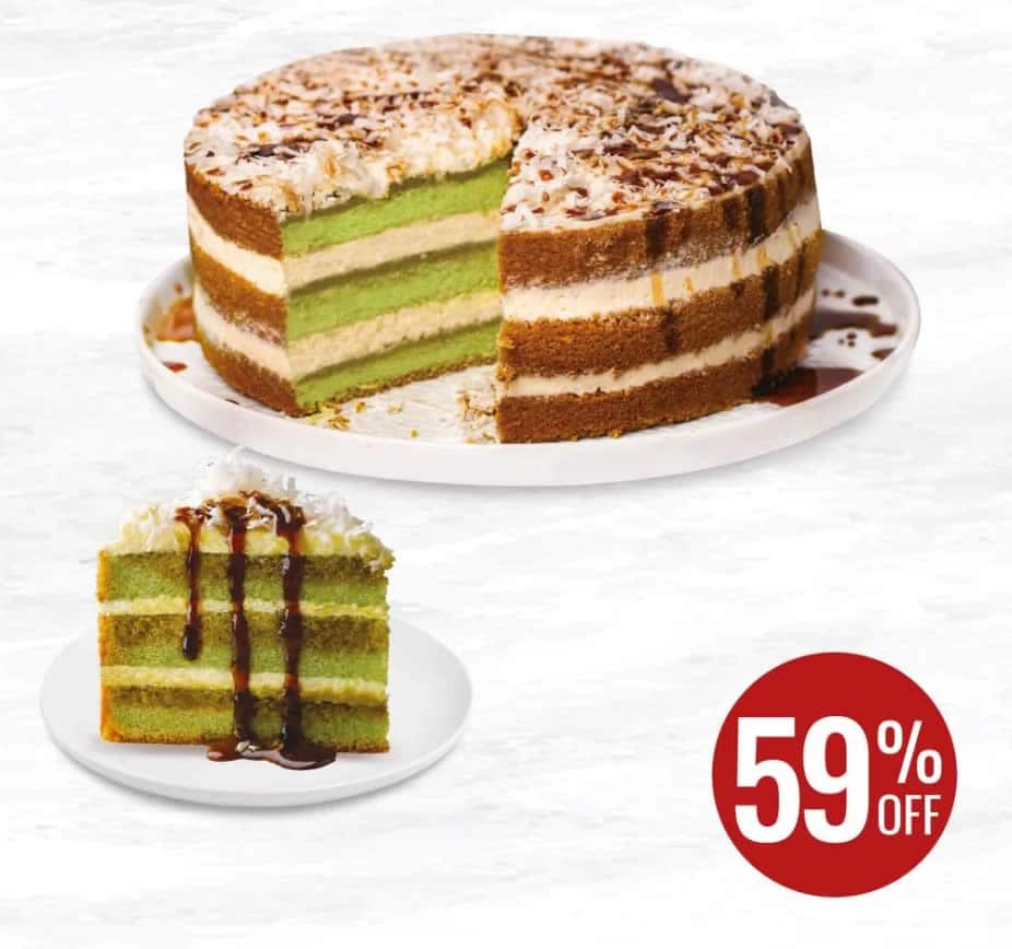 Pandan Gula Melaka Cake Pandan Gula Melaka Cake
